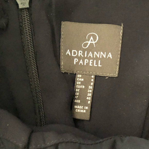 NWT Adrianna Papell Black Lace Sheath Dress - Picture 5 of 6